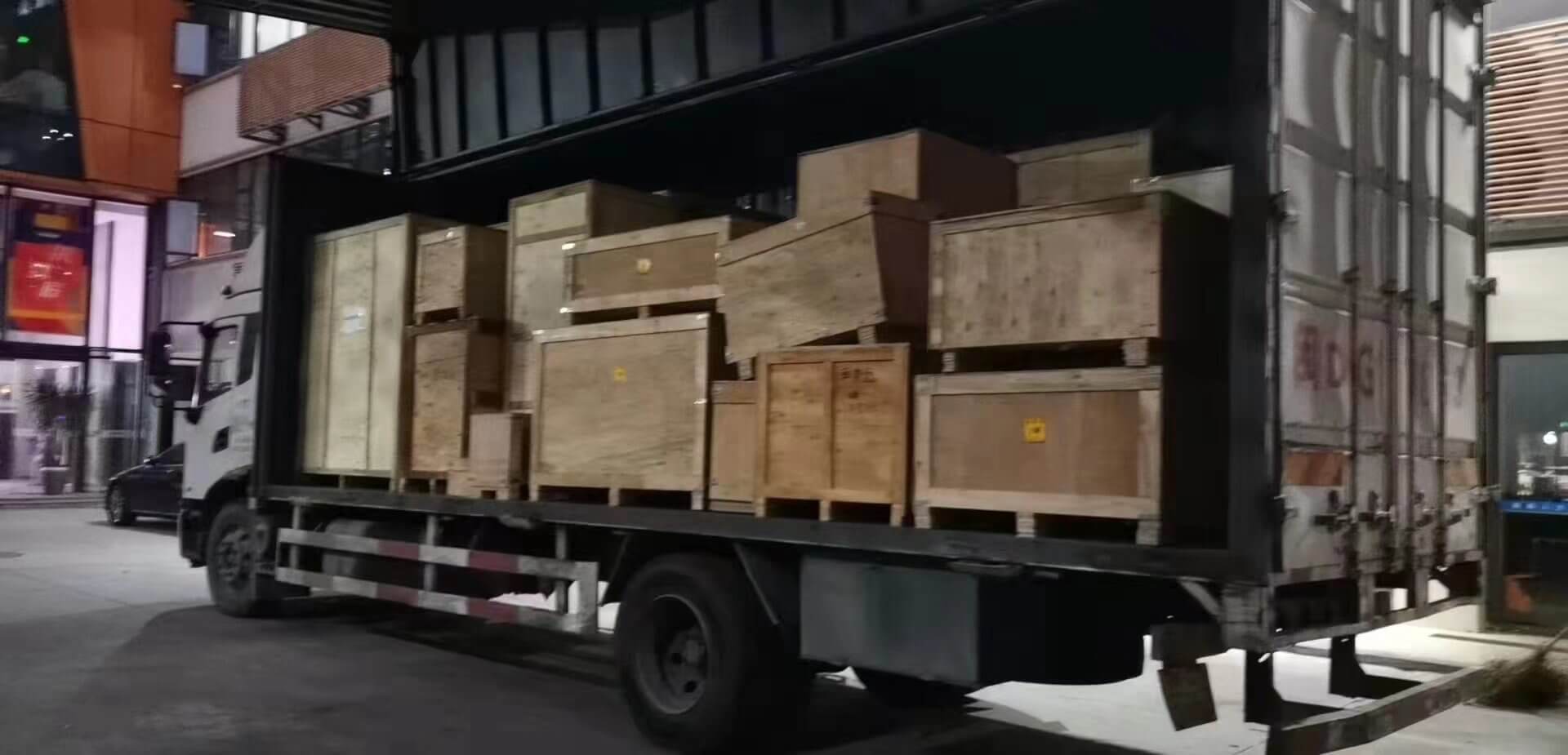 Envío de dos contenedores de máquinas de células de bolsa a EE. UU.